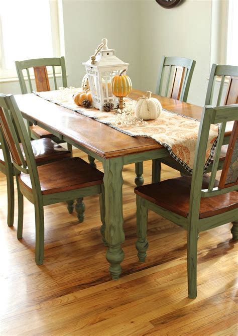 Duck Egg table top Painted dining table, Refinishing kitchen tables