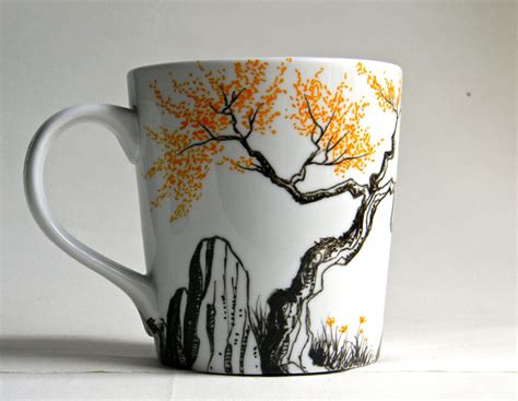 Painted Ceramic Cups