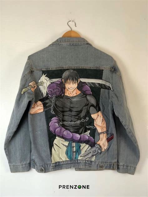 Painted Denim Jacket Anime