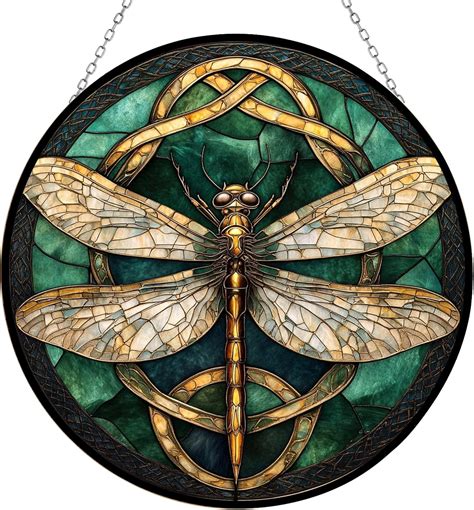 Painted Glass Window Hangings