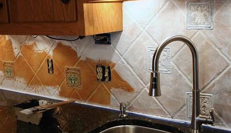 How to Paint a Ceramic Tile Backsplash Health, Home, and Heart