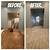 painting laminate floors before and after
