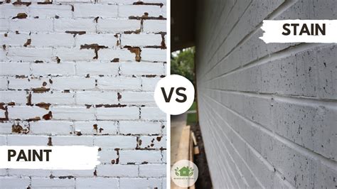 Painting Brick Vs Staining