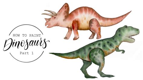 Painting Dinosaur Models
