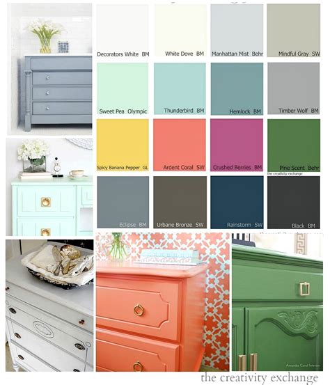 painting furniture color schemes