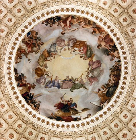 painting in the capitol rotunda