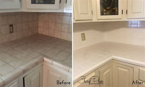 Painting Kitchen Tile Counters
