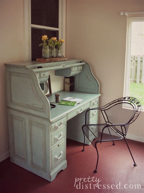 Vintage Child's Roll Top Desk and Chair (Available for Purchase) Roll