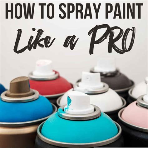 painting with a sprayer tips