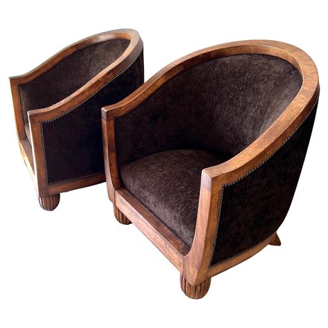 Pair Of Barrel Chairs