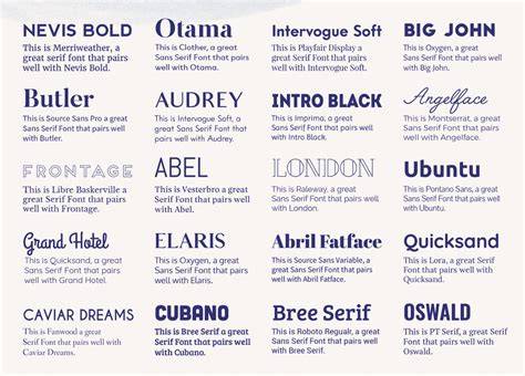 DLOLLEYS HELP Basic Font Pairing