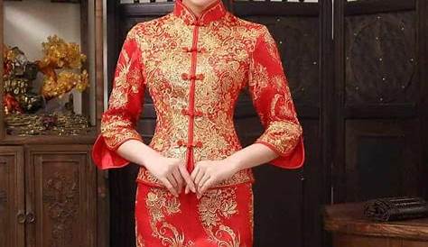 Shanghai Cerita Satin Gaya Cina Pakaian Tradisional Cina Gaun Qipao