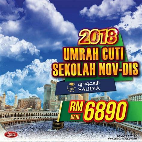 Pakej Umrah 2018 Terbaik Dari Juara Travel Boleh Bayar Secara Ansuran