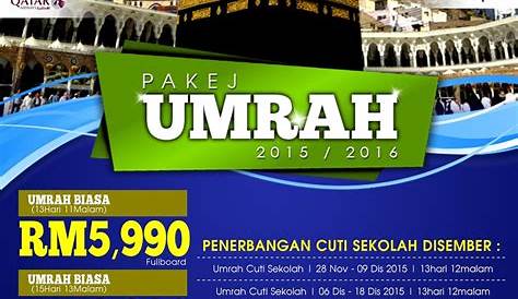 Nordin Travel Tours Sdn Bhd: Pakej Umrah 2015/2016