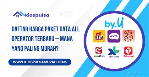 Promo Paket Data Operator Seluler Terbaru
