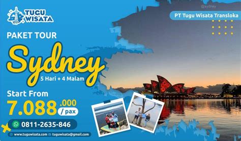 paket tour australia 2024