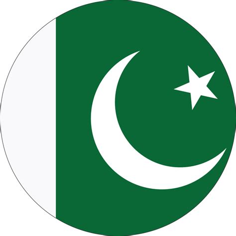 pakistan flag circle png