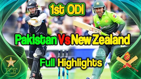 pakistan vs new zealand 1st odi live