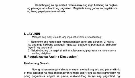 Doc Kabanata I Ang Suliranin At Ang Kaligiran Ng Pag Aaralpanimula - Vrogue