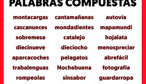 Palabras compuestas | La página del español