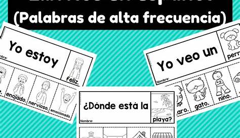 100 Palabras de alta frecuencia Kinder (uso frecuente) Spanish HFW