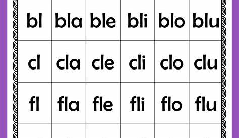 ¿Qué son las sílabas trabadas? | Silabas trabadas, Silabas, Ejercicios