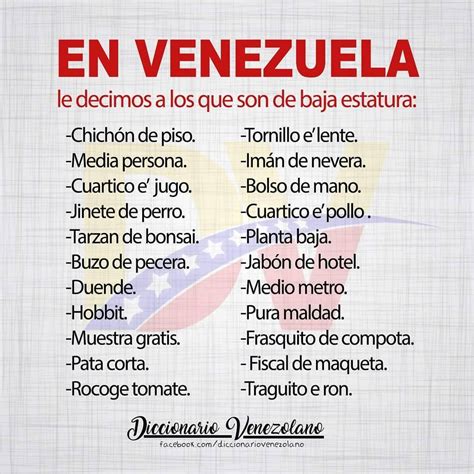 palabras comunes de venezuela