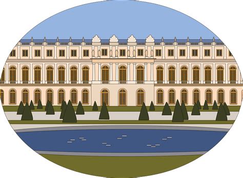 palace of versailles clip art