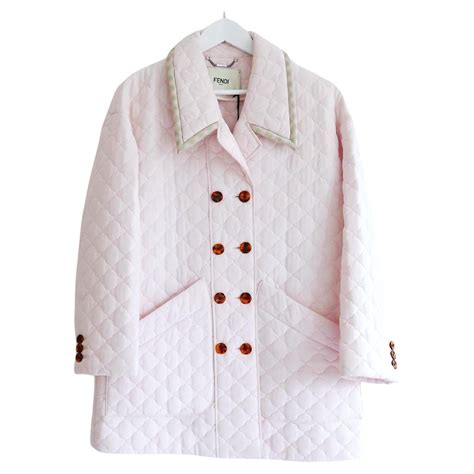 Pale Pink Quilted Jacket