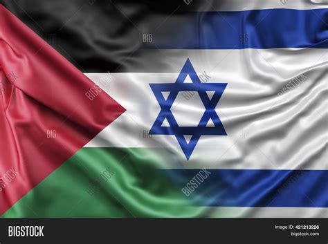 palestine flag israel flag