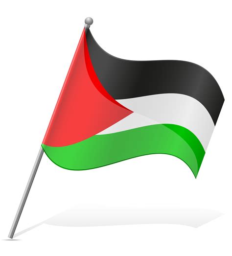 palestine flag vector