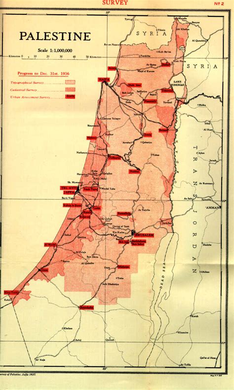 palestine map 1930