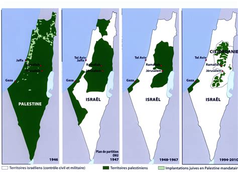 palestine map 1946 to 2023