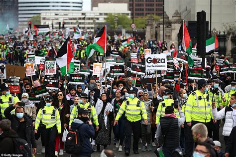 palestine protest in london today
