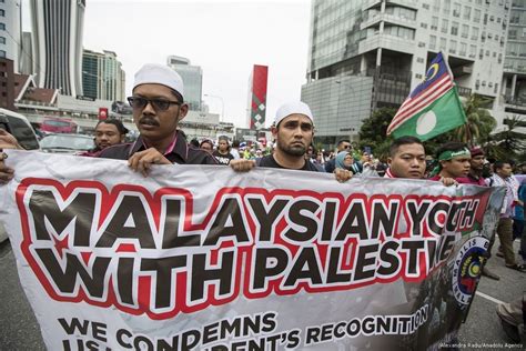 palestine protest in malaysia