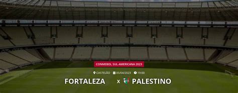 palestino x fortaleza online placar