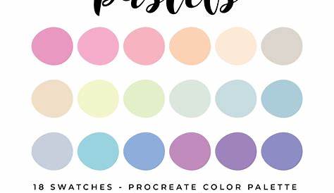 10 palettes de couleurs pastels à télécharger pour l'été