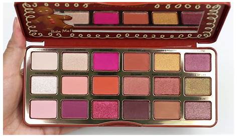 Palette Too Faced Gingerbread Spice Eyeshadow Swatches