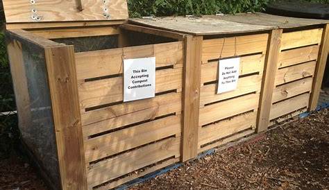 Compost bin made from pallet wood in 2020 Compost bin