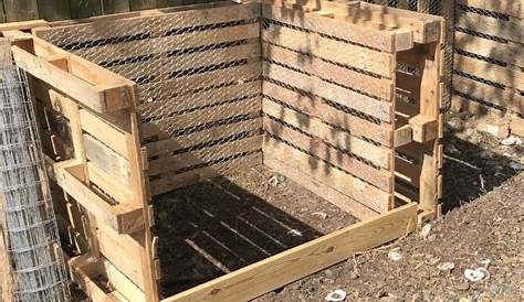 Pallet Compost Bin Plans , ,