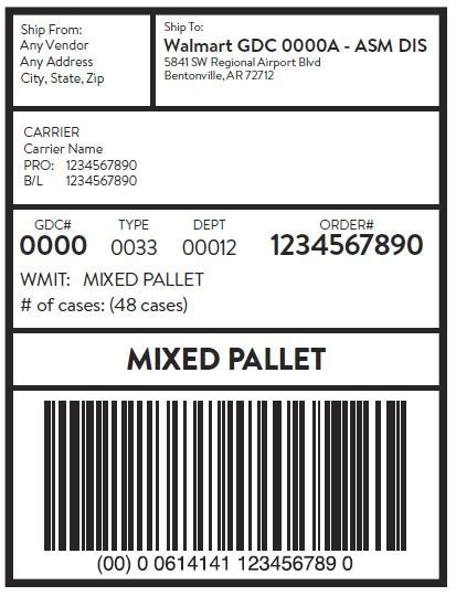 Pallet Bar Code