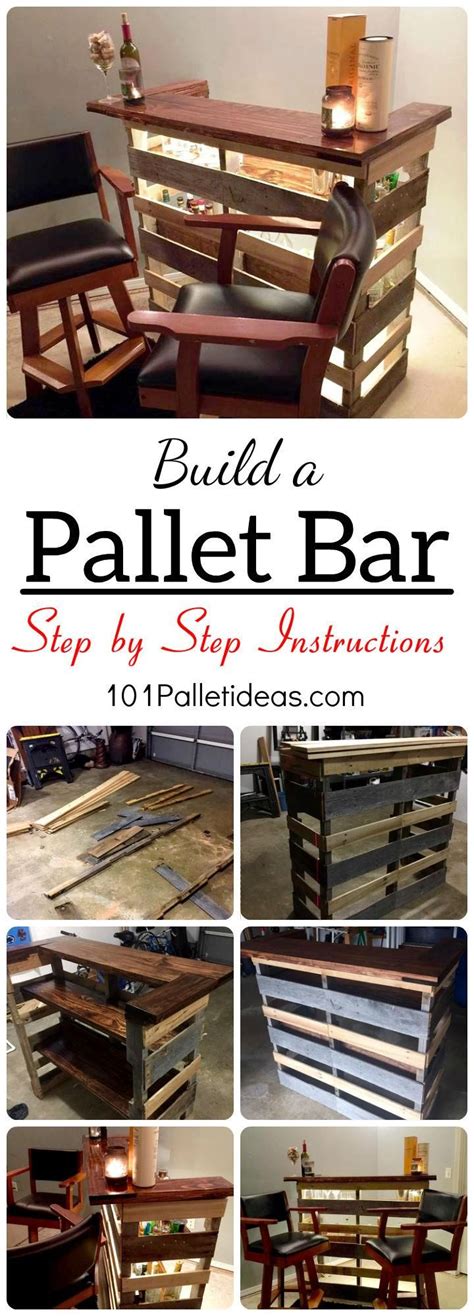 Pallet Bar Step By Step Instructions