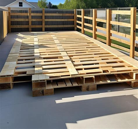 Pallet Decking On Uneven Ground