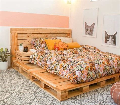 Pallets Furniture Bed