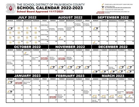 Palm Beach County School Calendar 20212022 Important Update