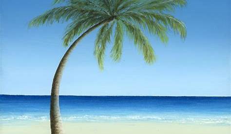 Palm Tree On Canvas