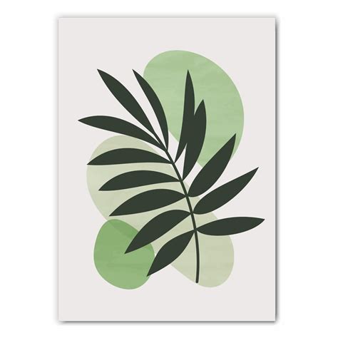 Palm Leaf Art Abstract
