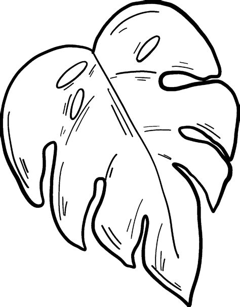 Palm Leaves Coloring Pages