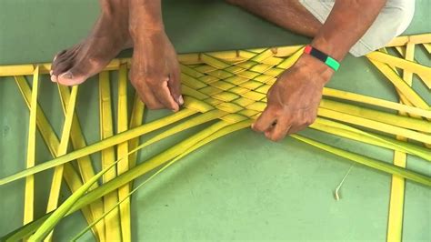 Weaving Palm Leaves