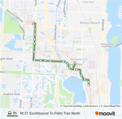 palm tran route 31 schedule